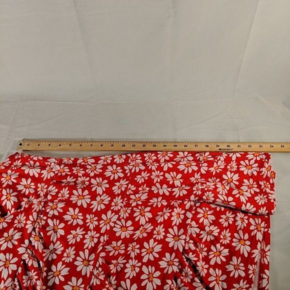 Hollister Red Daisy Sundress Ruffle Dress Sleeveless Floral Flower Women Small S - Picture 8 of 12